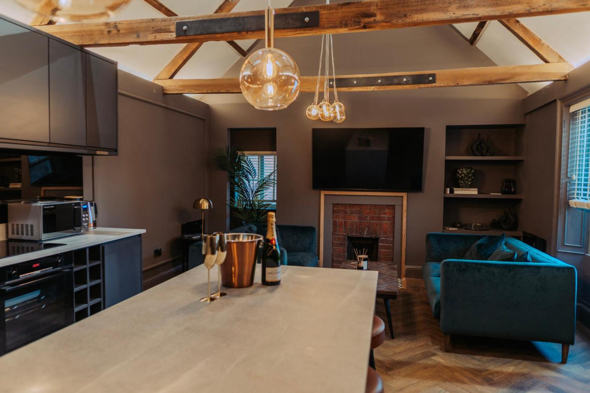 Magistrates Penthouse Suite - Town Centre Apartments With Spa Morpeth Eksteriør bilde